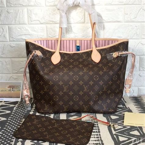 rose ballerina louis vuitton - Louis Vuitton neverfull pink inside.